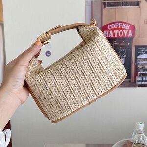 Summer Beach Tan Woven Women's Bag